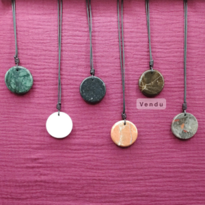 Pendentif en pierre naturelle